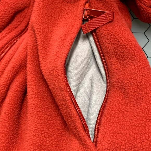 Columbia Georgia Dawgs UGA Jacket Womens Size Medium Red Fleece Full Zip Pockets - Picture 10 of 14